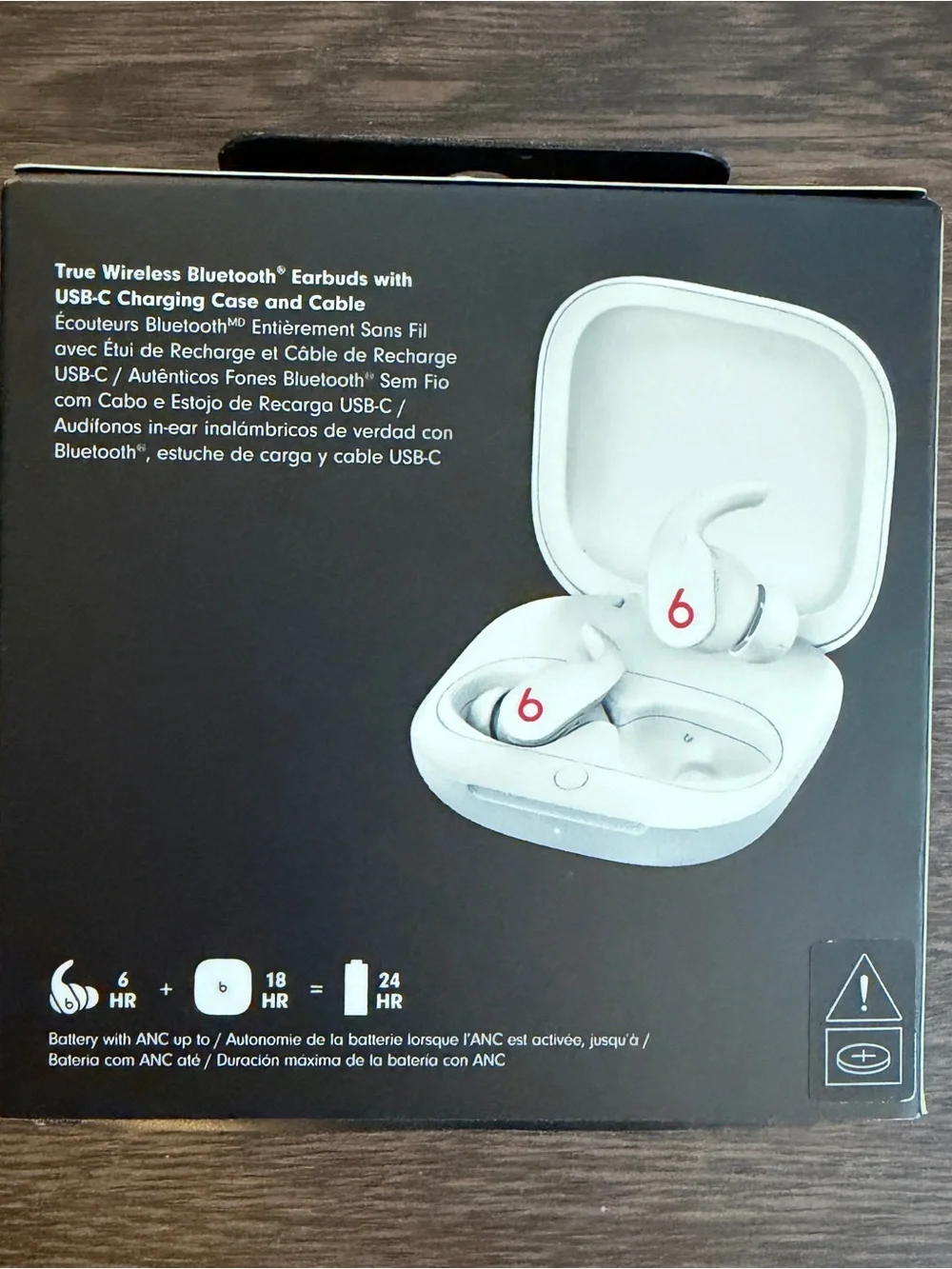 Apple Beats Fit Pro White Active Noise Cancelling Earbud Headphones